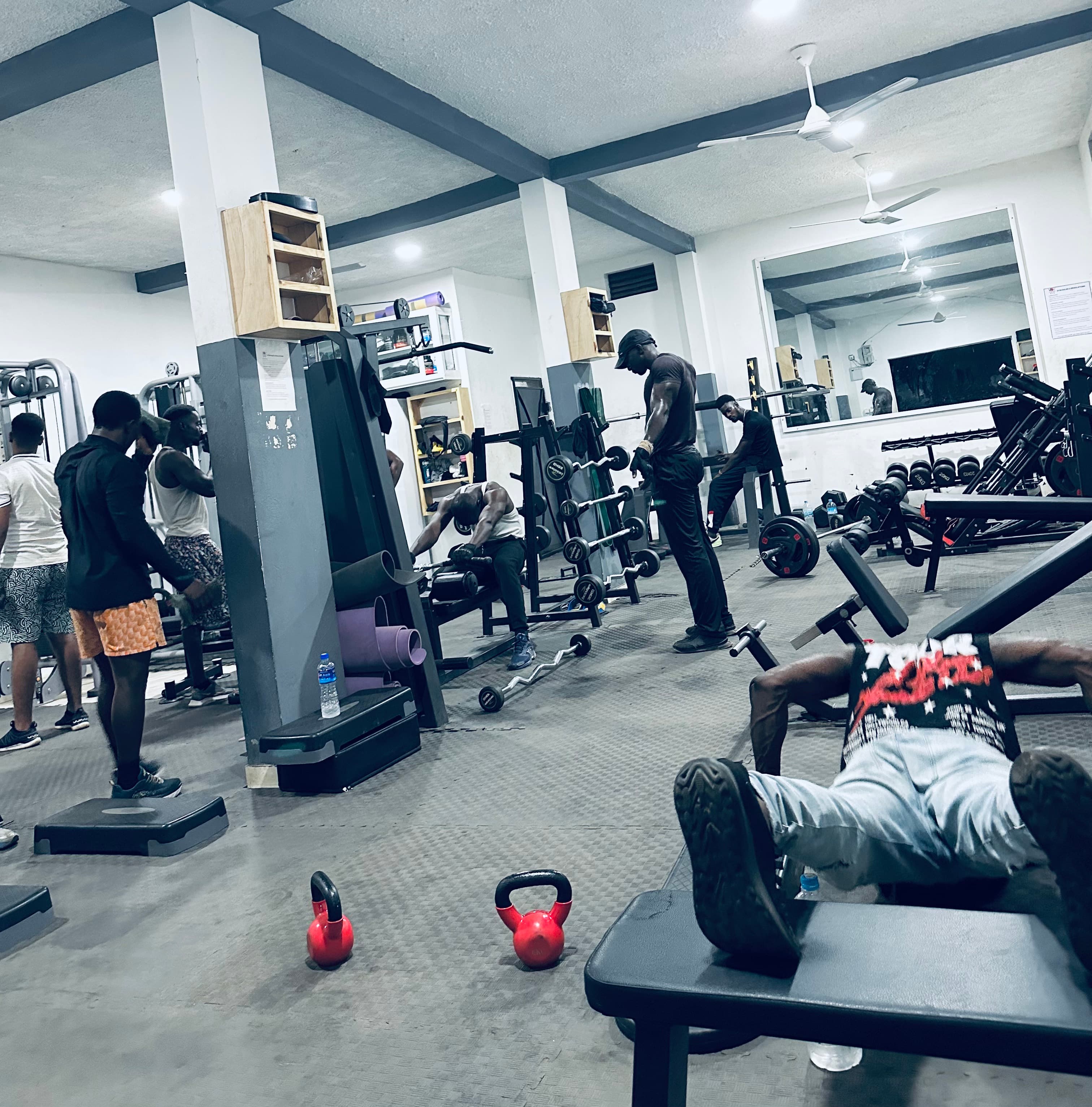 Training at Warriors Fitness Center